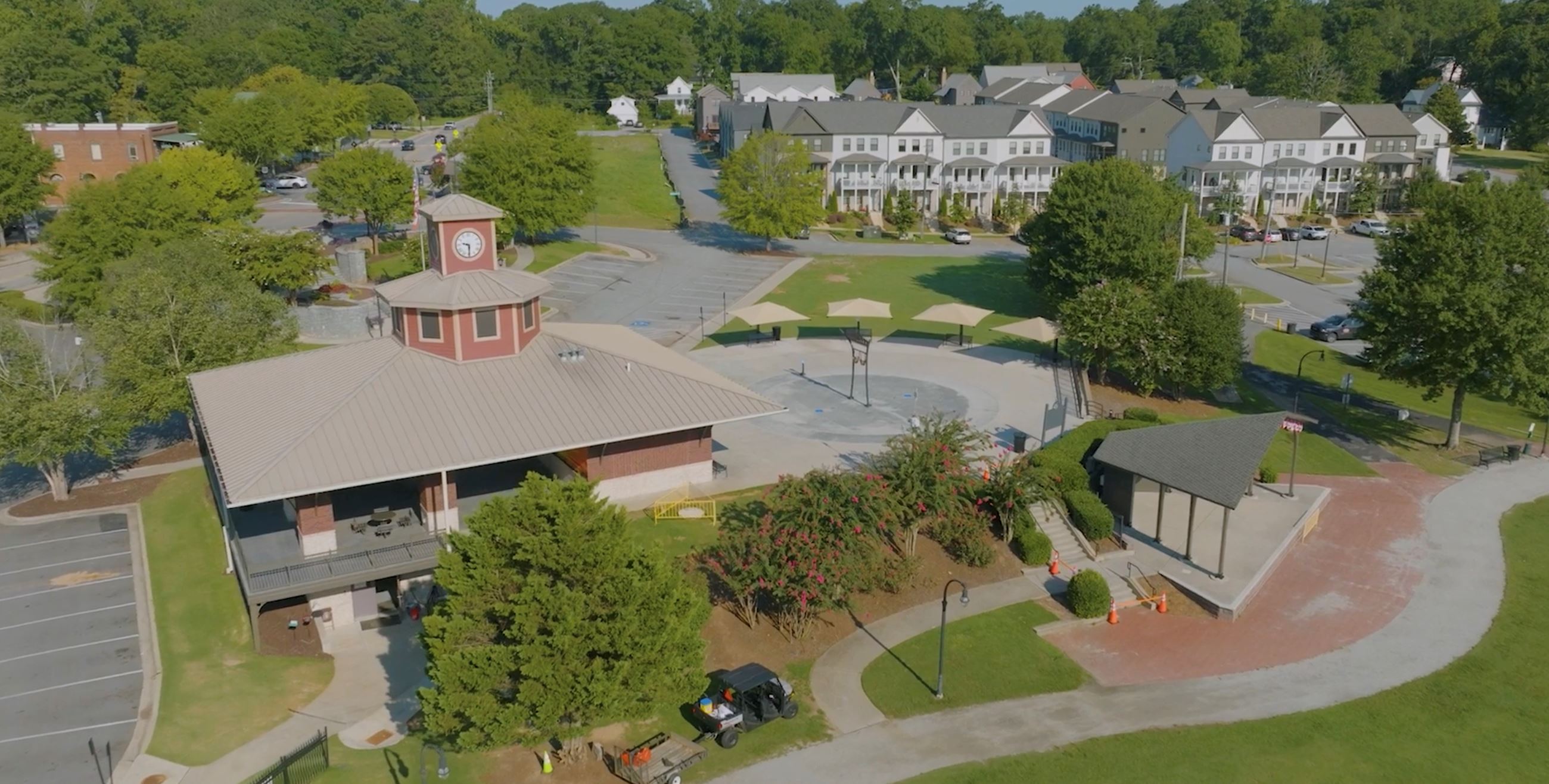 Aerial View of DT Lilburn